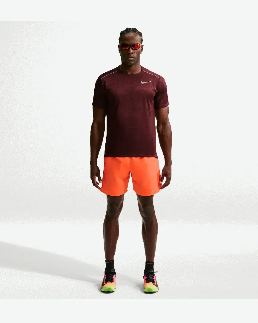Short con pantalones cortos integrados de 18 cm Dri-Fit Nike Miler Hombre