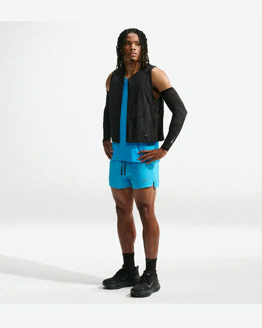 Short con calzón integrado de 8 cm Dri-Fit Nike Fast M - FN3355-418 (0) au meilleur prix !