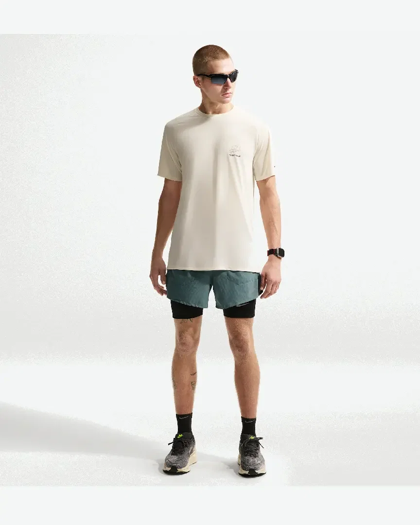 Pantalón Corto Con Short Integrado Dri-Fit Nike Stride 13 Cm M