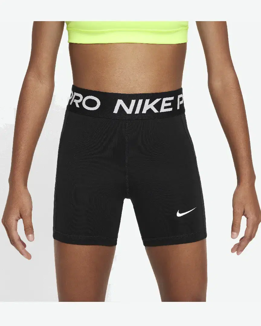 Short Dri-Fit Nike Pro Para Proteger Contra Fugas Para Niña - FJ6861-010 (1) au meilleur prix !