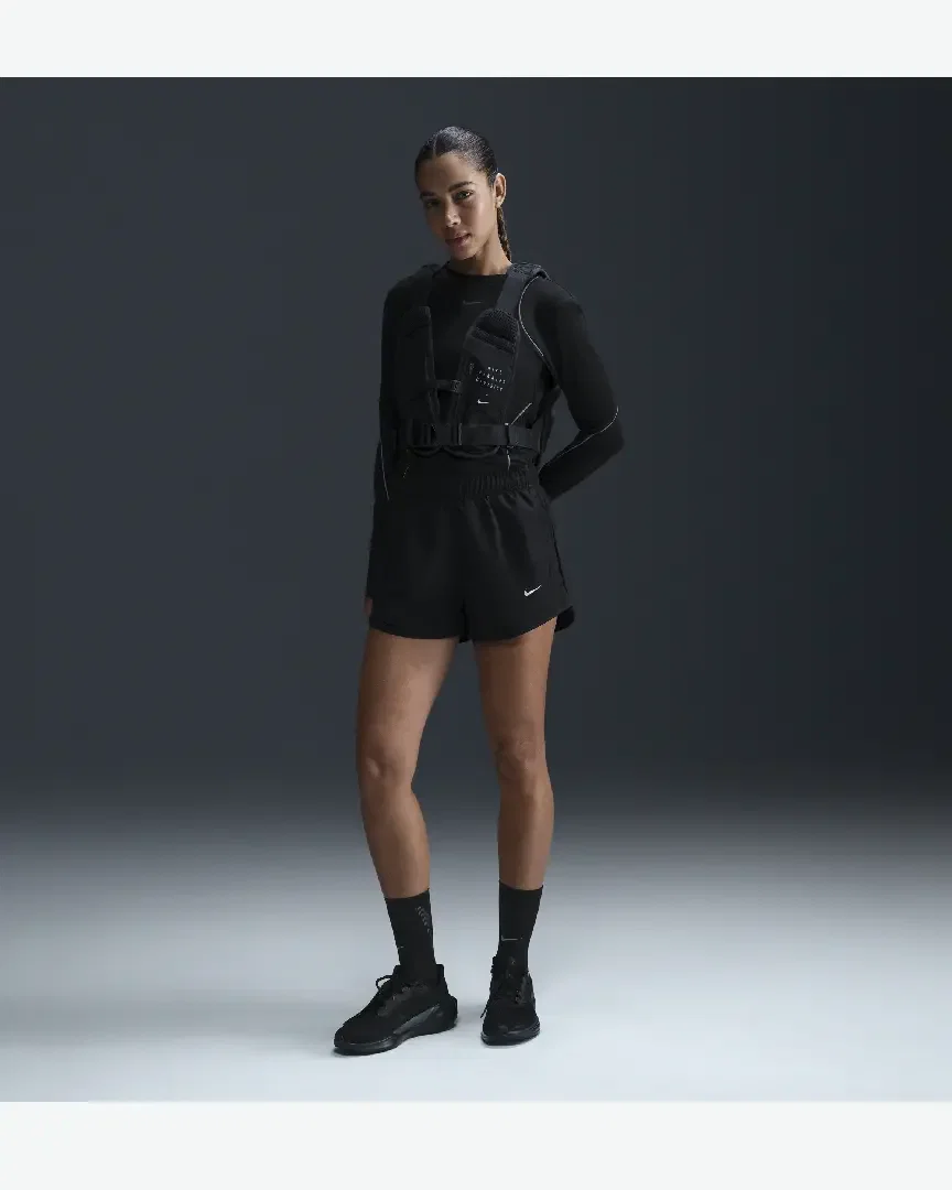 Short Dri-Fit de cintura alta con pantalón corto integrado Nike Tempo Mujer