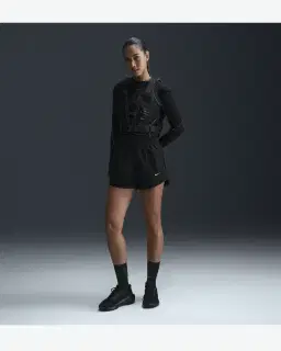 Short Dri-Fit de cintura alta con pantalón corto integrado Nike Tempo Mujer – 1/4