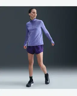Short Dri-Fit de cintura alta con pantalón corto integrado Nike Tempo Mujer – 1/4