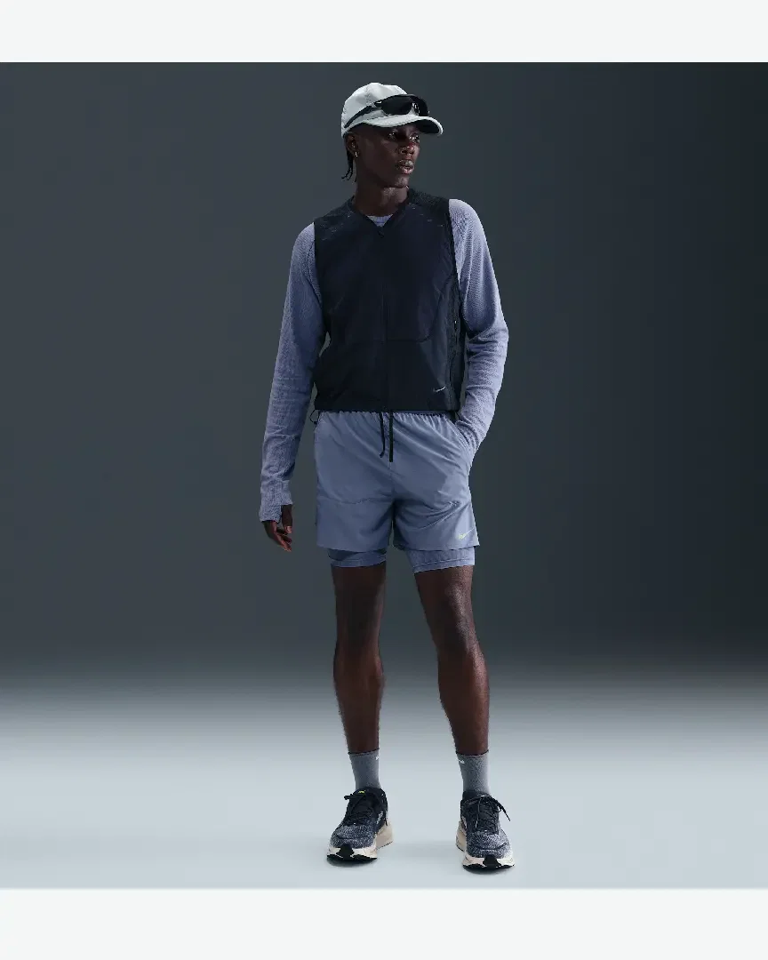 Short Híbrido Dri-Fit Nike Stride 13 Cm Hombre