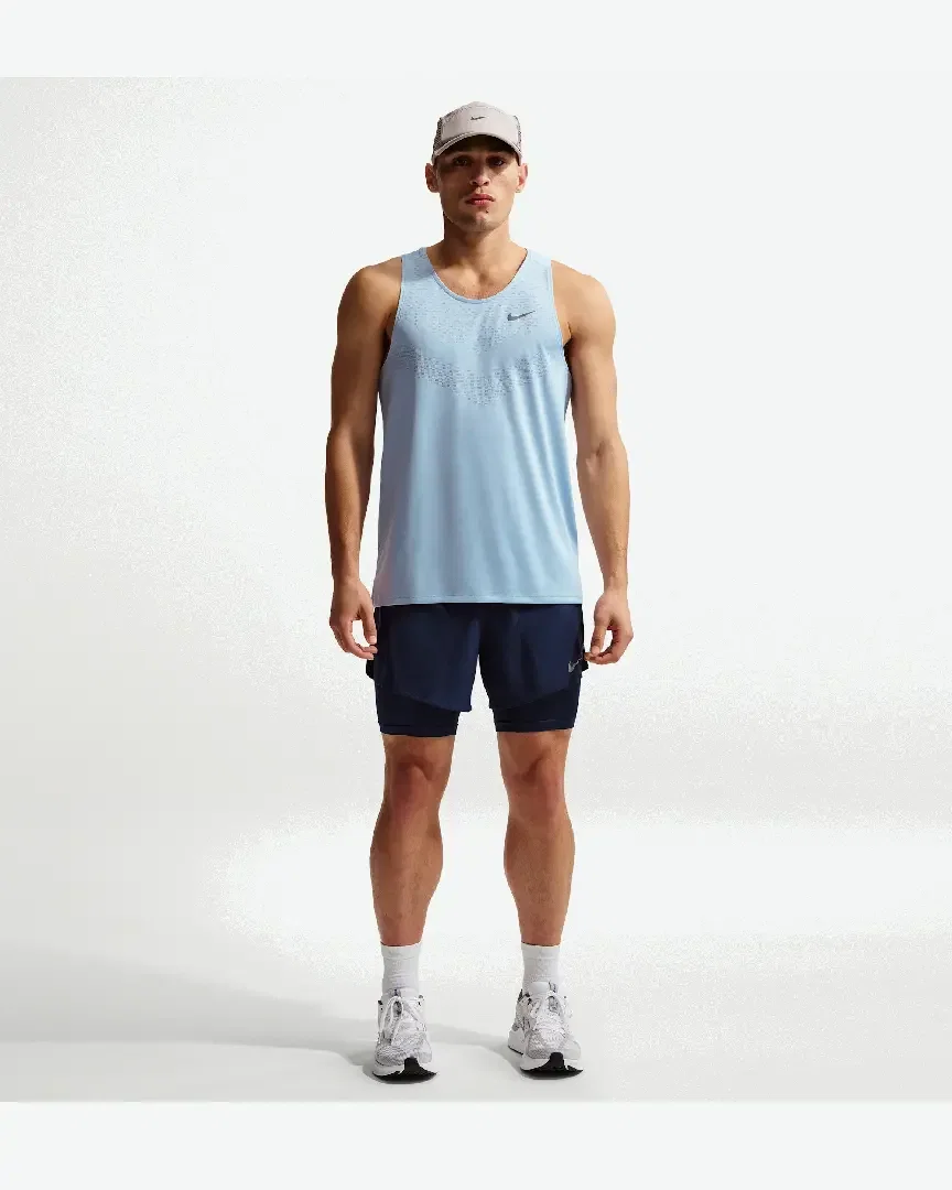 Short Híbrido Dri-Fit Nike Stride 13 Cm Hombre