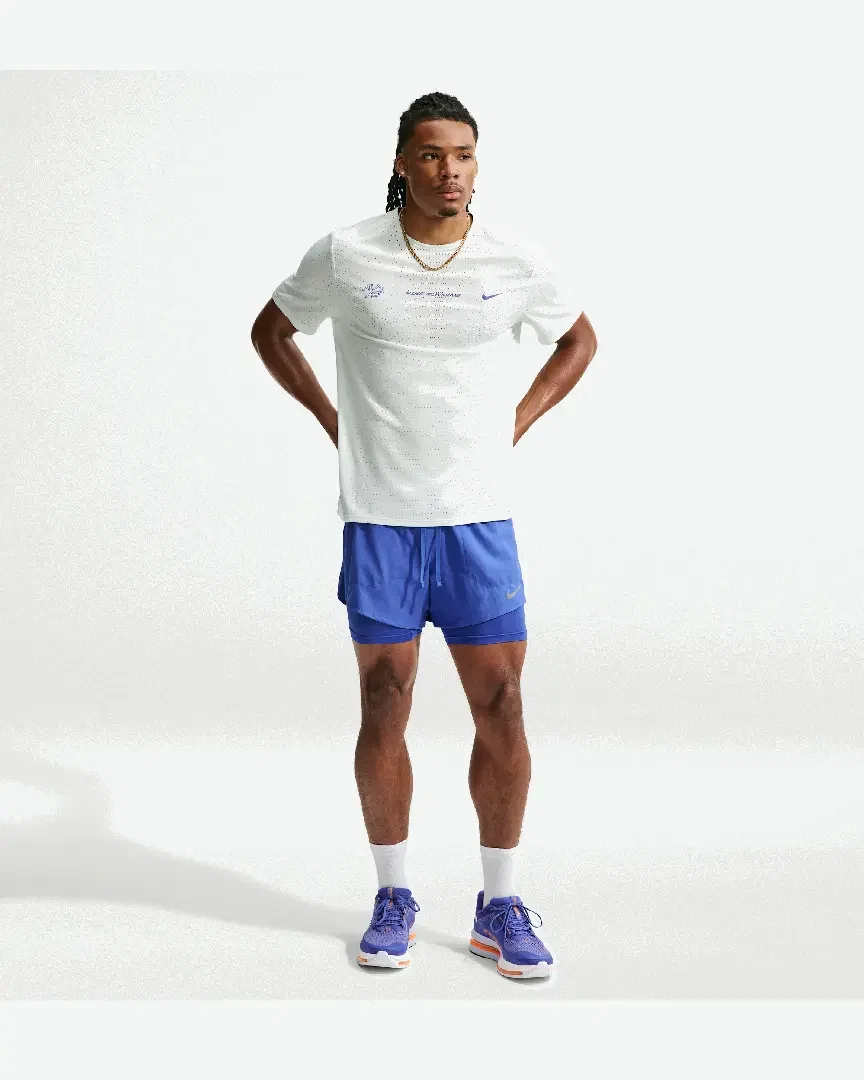 Short Híbrido Dri-Fit Nike Stride 13 Cm Hombre