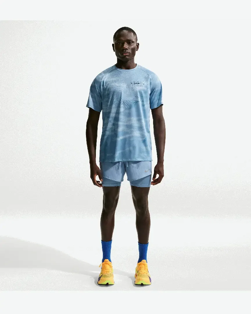 Short Híbrido Dri-Fit Nike Stride 13 Cm Hombre