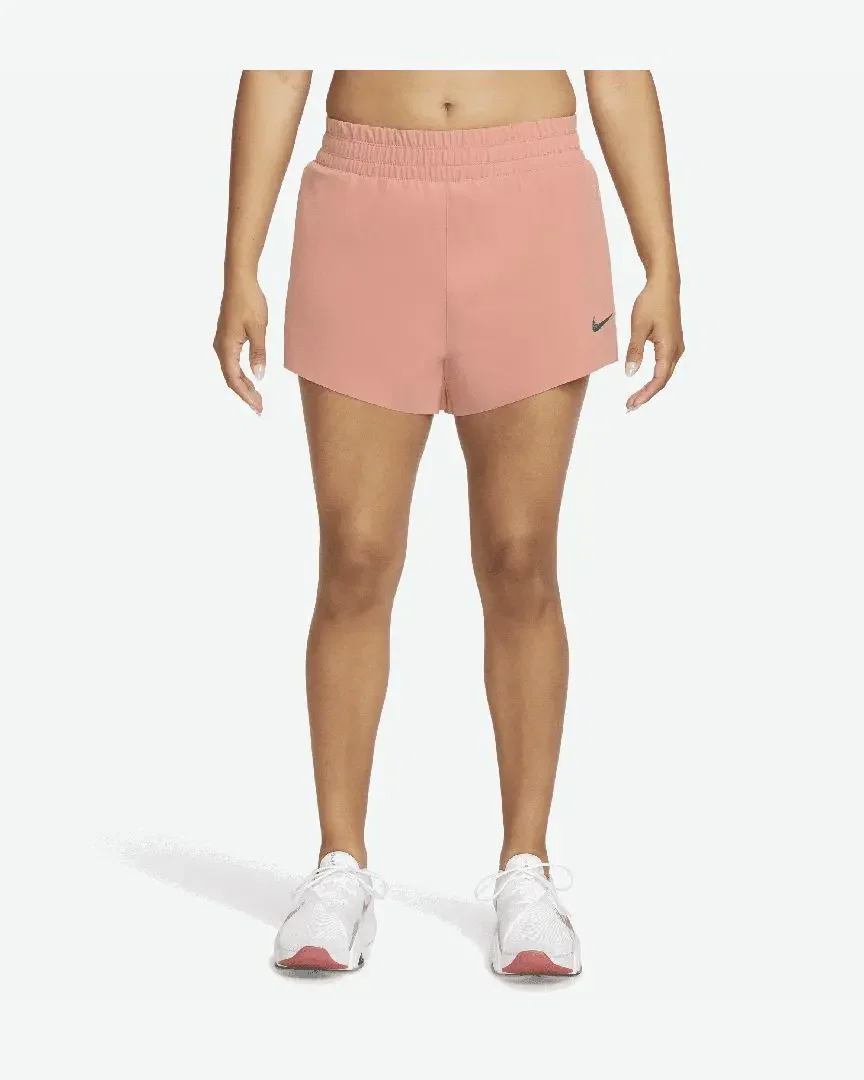 Short de talle alta con pantalones cortos integrados y bolsillos Nike Dri-FIT running Division 8 cm Mujer