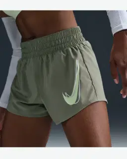 Pantalón Corto de Cintura Media con Short Interior Integrado Dri-Fit Nike One Mujer – 2/4