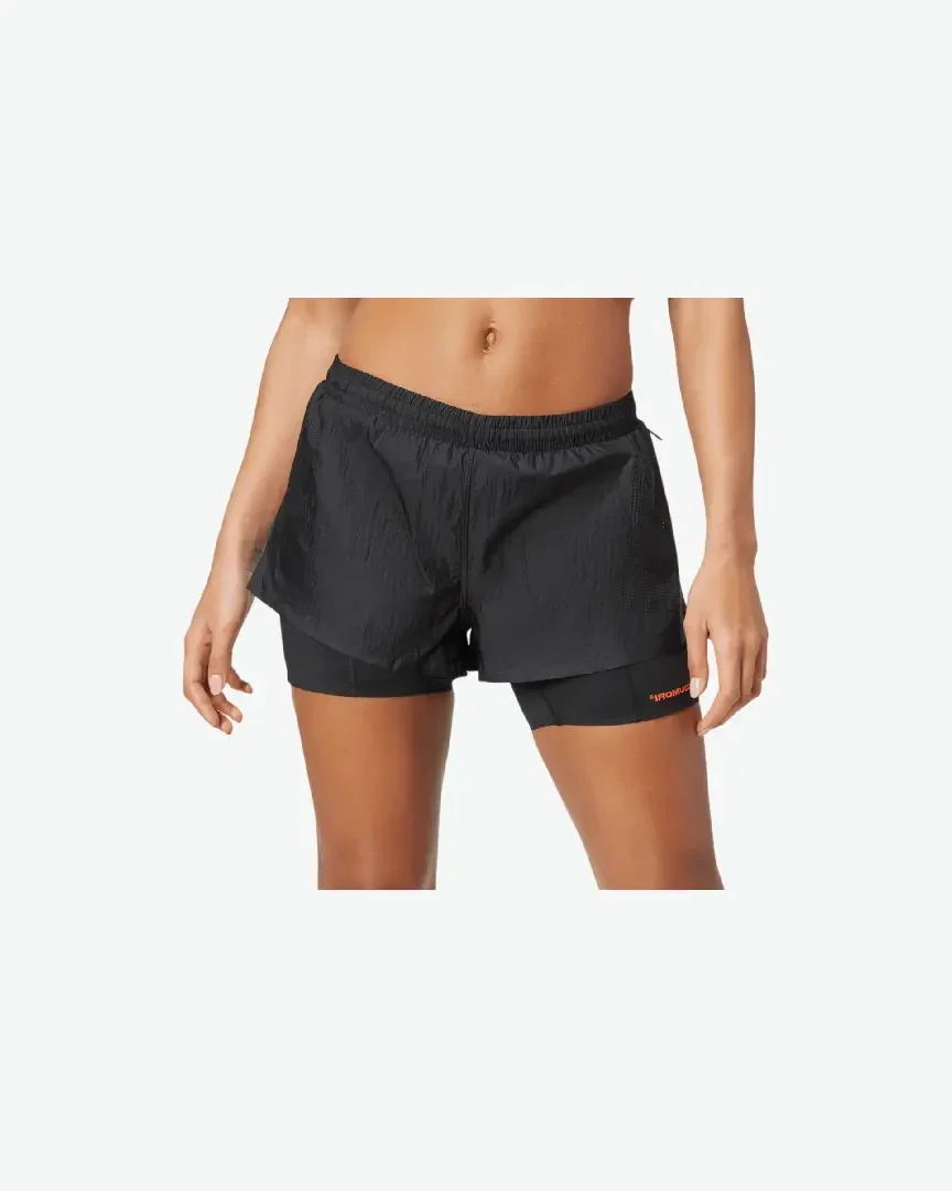 Pantalones cortos Adidas Adi365 Hermanos Koumori 2 en 1 4 pulgadas Mujer