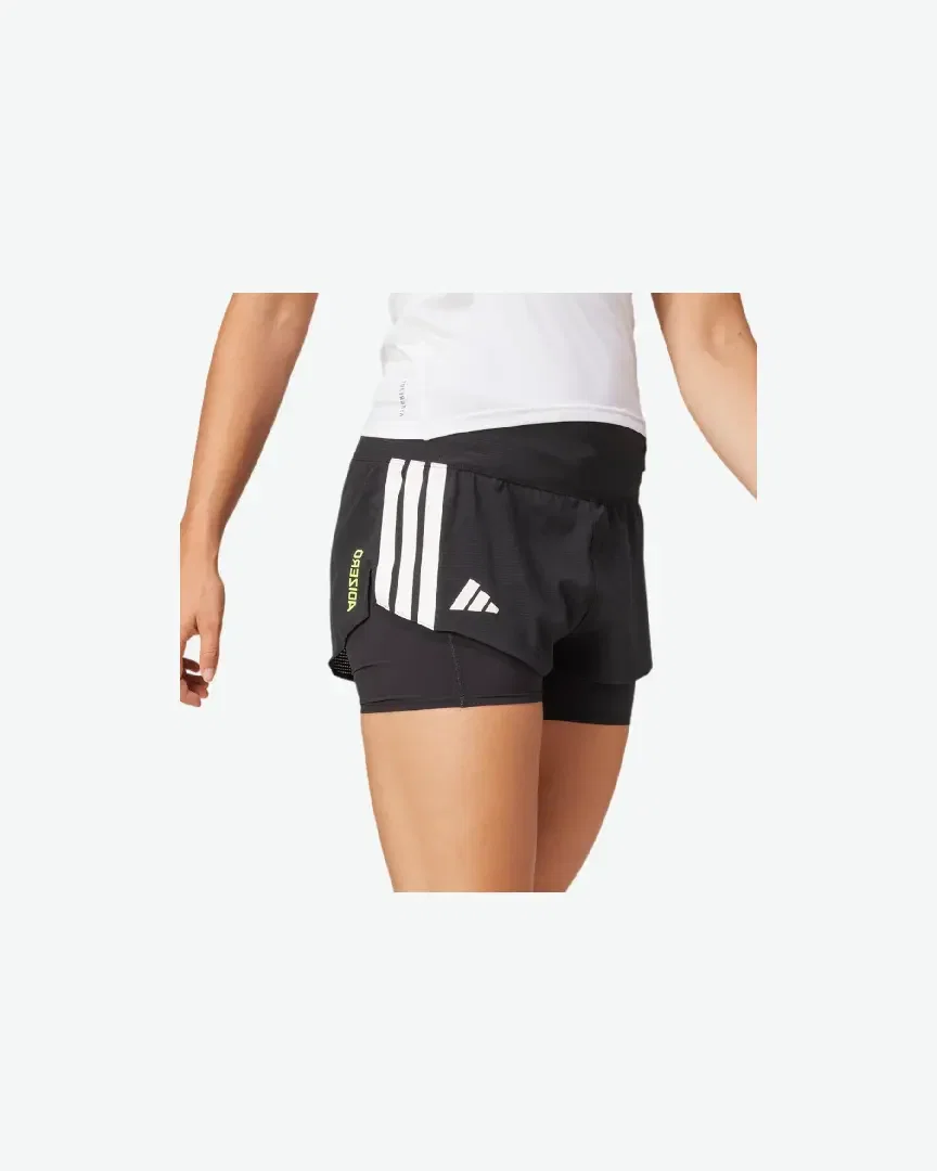 Shorts Adidas Adizero 2 en 1 Mujer