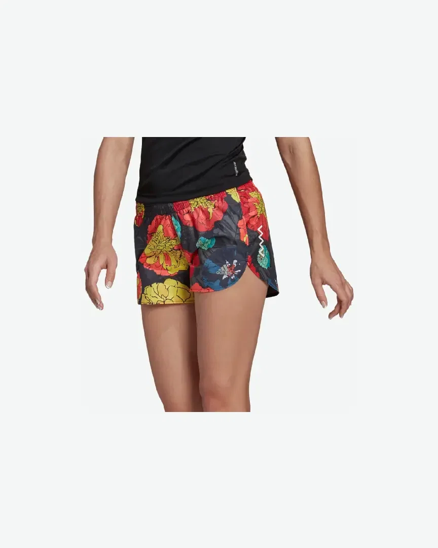 Pantalones cortos Adidas Rnfast Flwr Sho W