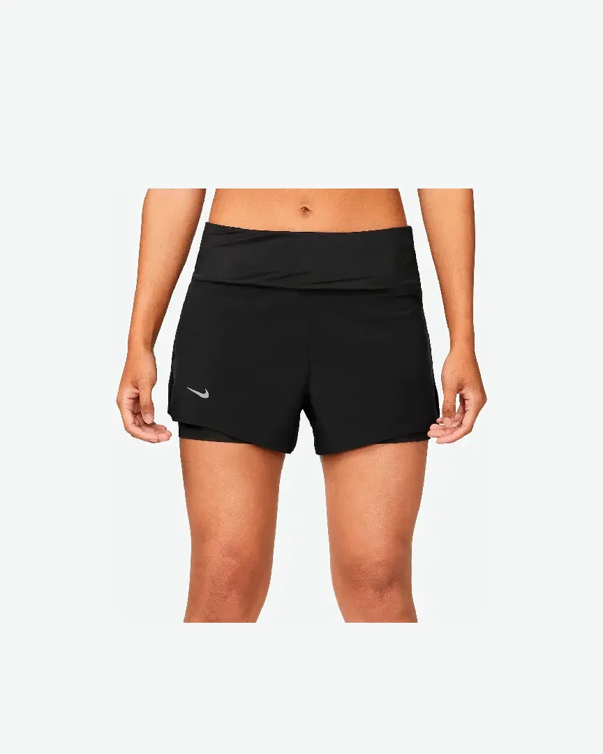 Shorts Nike Dri-Fit Swift Mujer Midi 3" 2-En-1 Cortos de Correr con Bolsillos Mujer