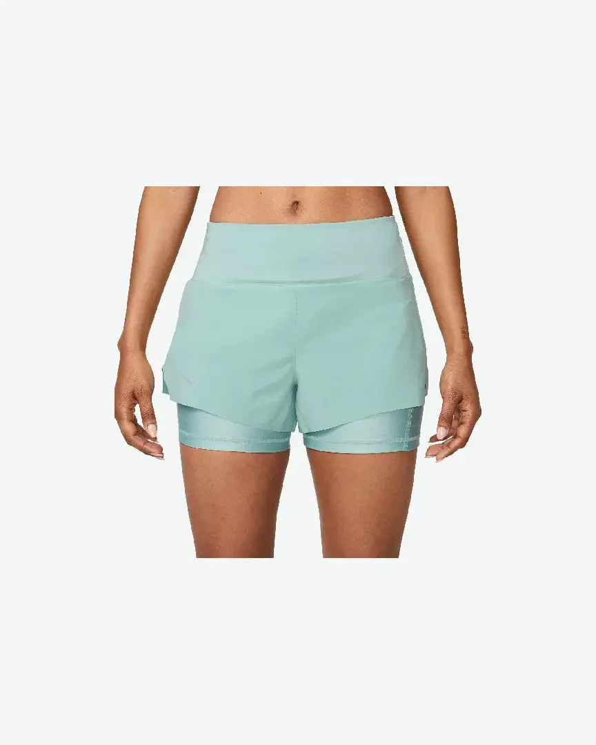 Shorts Nike Dri-Fit Swift Mujer Midi 3" 2-En-1 Cortos de Correr con Bolsillos Mujer