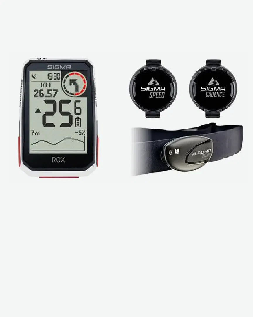 Sigma Rox 4 0 Pack Cadence Velocidad Cardio Blanco