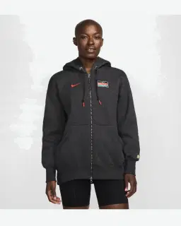 Sudadera con capucha oversize con cremallera Nike Team Kenya Phoenix Fleece Mujer – 1/4