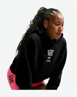 Sudadera con capucha oversize Nike Studio Fleece de peso medio "After Dark Tour" Mujer – 1/4