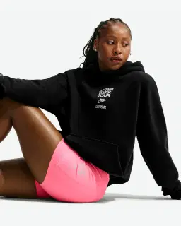Sudadera con capucha oversize Nike Studio Fleece de peso medio "After Dark Tour" Mujer – 3/4