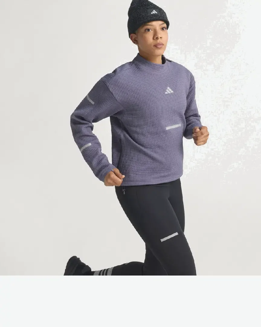 Sudadera Adidas de Running Adi365 Climawarm+ Cuello Redondo Unisex