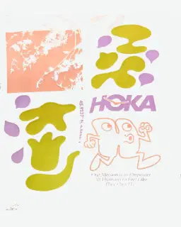Camiseta de manga corta Hoka Collage Unisex – 4/4
