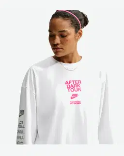 Camiseta de Manga Larga Dri-Fit Nike After Dark Tour Mujer – 1/4