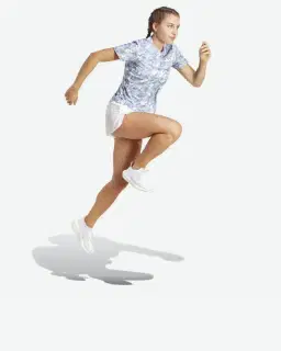 Camiseta Adidas de Running Own The Run Camo Mujer – 3/4