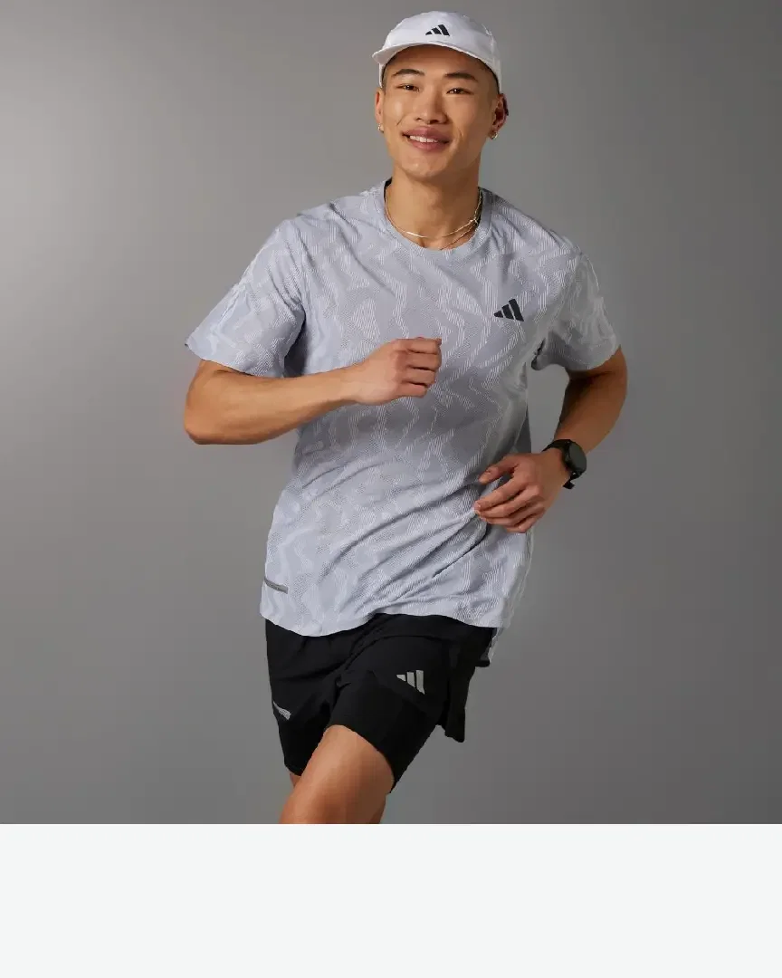 Camiseta Adidas de running técnica Ultimate Heat Rdy Hombre