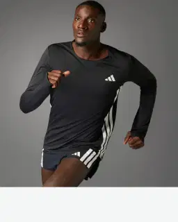 Camiseta Adidas de Manga Larga de Running Adizero Mujer – 1/4