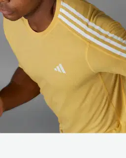 Camiseta Adidas Own The Run 3 Rayas Hombre – 4/4
