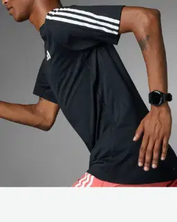 Camiseta Adidas Own The Run 3 Rayas Hombre – 4/4
