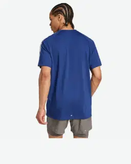 Camiseta Adidas Own The Run 3 Rayas Hombre – 3/4