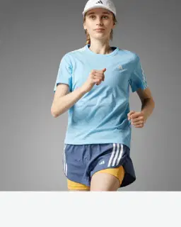 Camiseta Adidas Own The Run 3 Rayas Hombre – 1/4