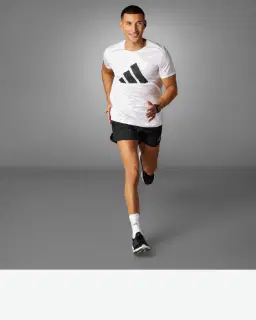Camiseta Adidas Run It Hombre – 3/4