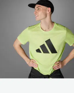 Camiseta Adidas Run It Hombre – 3/4