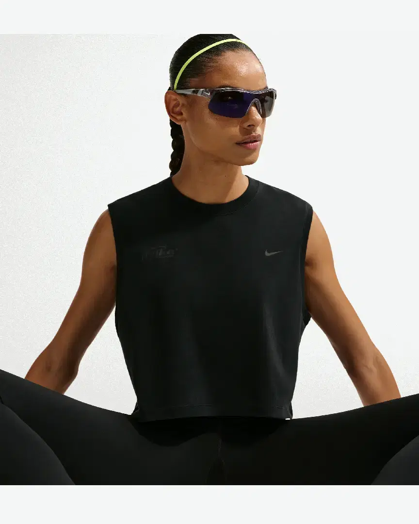 Camiseta sin mangas Dri-Fit Nike Swift Butterfly W - IM0631-010 (2) au meilleur prix !