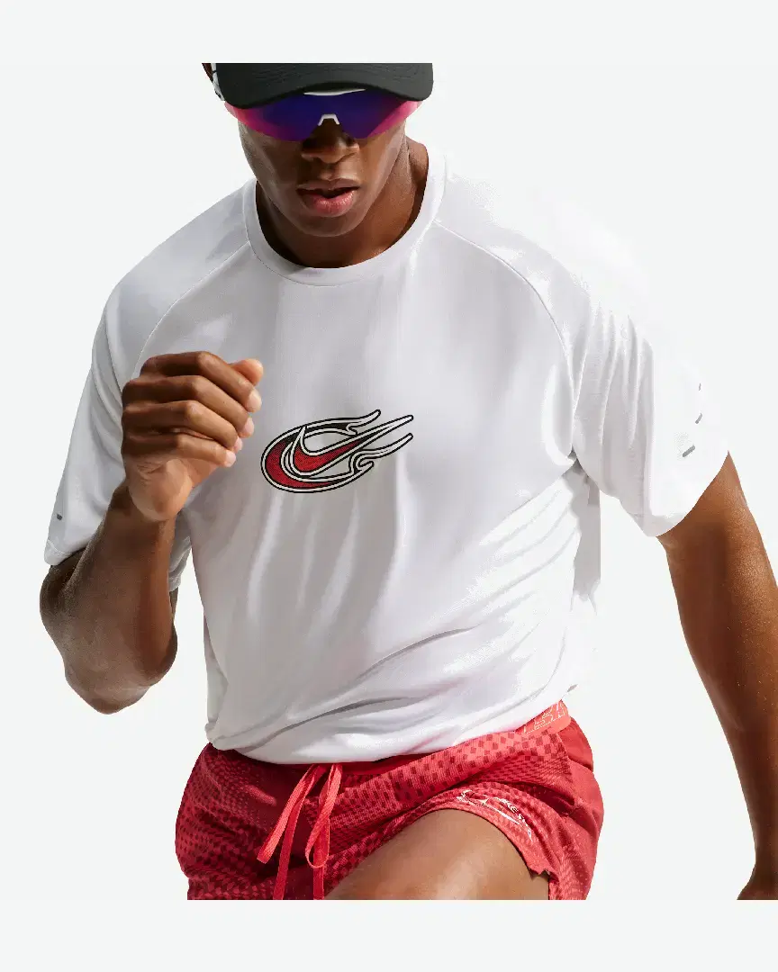 Camiseta de manga corta con patrones reflectantes Dri-Fit Adv Nike Stride M - IO1417-100 (2) au meilleur prix !