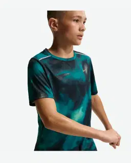 Camiseta de manga corta Dri-Fit Nike Miler para niño – 3/4
