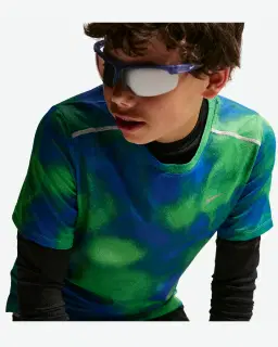 Camiseta de manga corta Dri-Fit Nike Miler para niño – 1/4