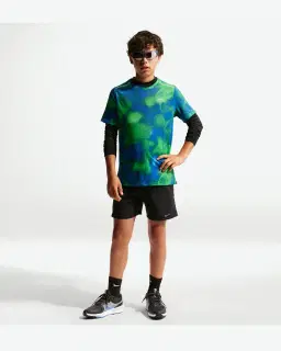 Camiseta de manga corta Dri-Fit Nike Miler para niño – 4/4