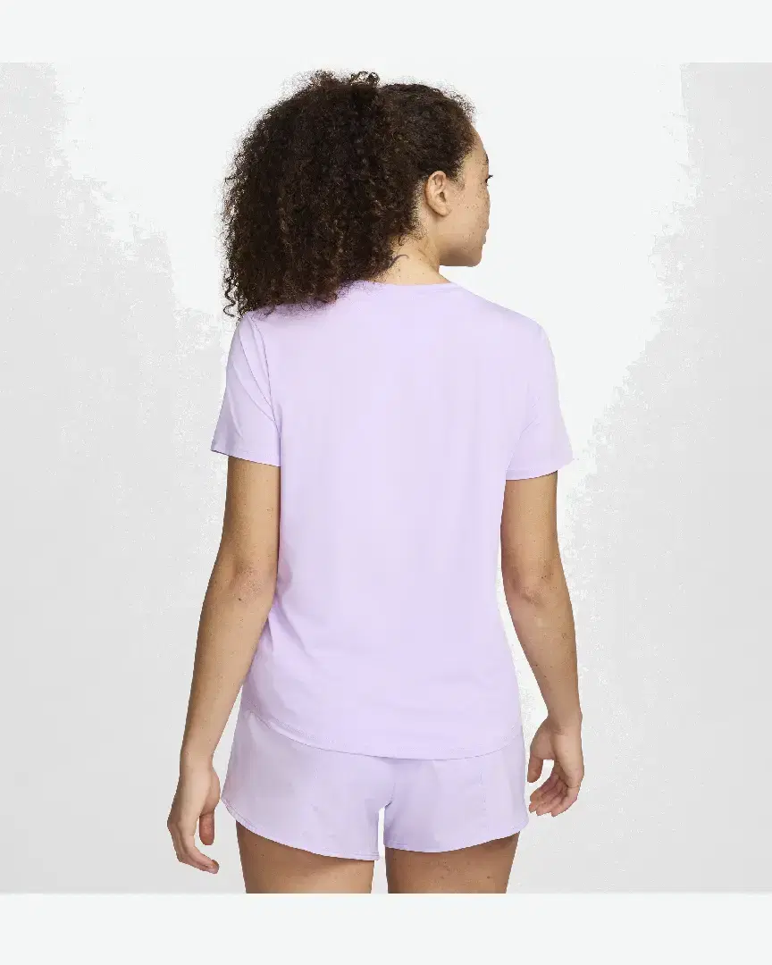 Camiseta de manga corta Dri-Fit Nike One Swoosh W - FN2618-512 (1) au meilleur prix !