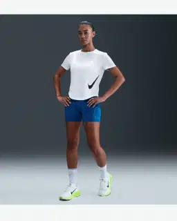 Camiseta de manga corta Dri-Fit Nike Tempo Swoosh Run Mujer – 4/4