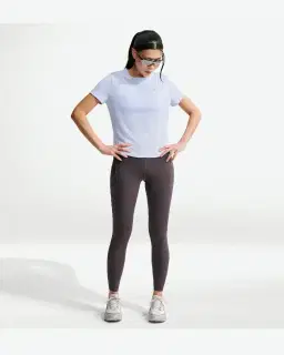 Camiseta de manga corta Dri-Fit Nike Tempo Mujer – 4/4