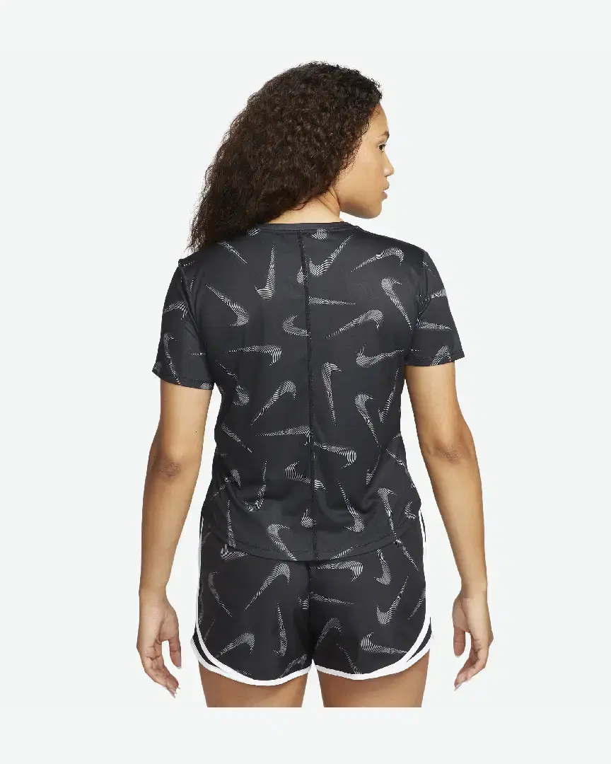 Camiseta de manga corta estampada Nike Dri-Fit Swoosh W - FB4681-010 (1) au meilleur prix !