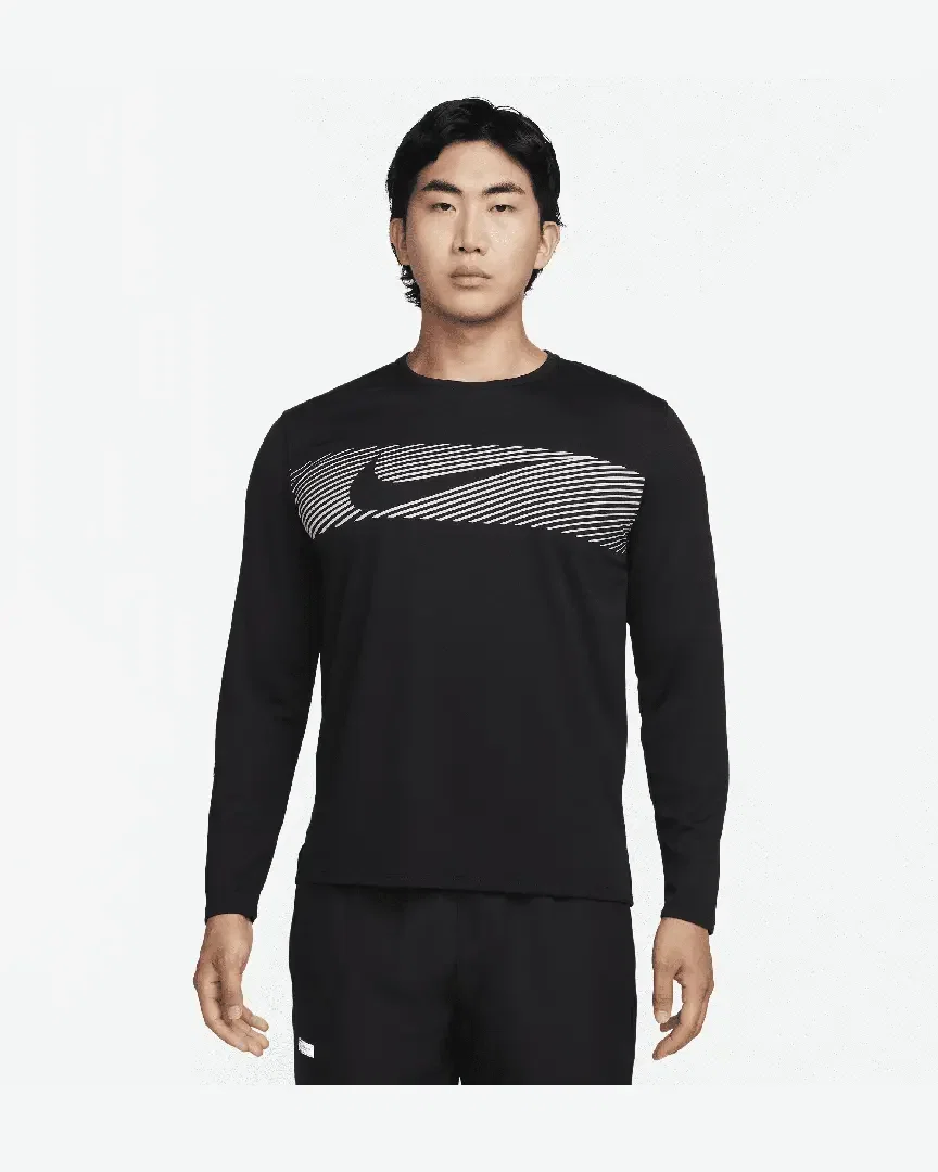 Camiseta de manga larga Dri-Fit UV Nike Miler Flash M