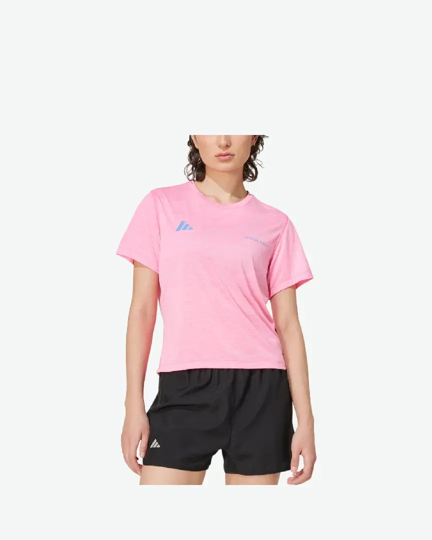 Camiseta Adidas Own The Run Melange Mujer