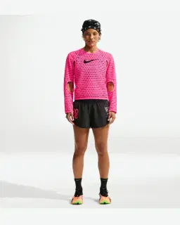 Camiseta Corto De Manga Larga Aero-Fit Nike Radical Airflow After Dark Tour Mujer – 4/4
