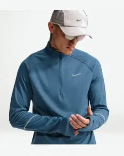 Camiseta de invierno con media cremallera Therma-Fit Nike Miler Hombre – 1/4