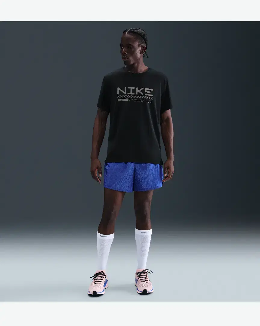 Camiseta de manga corta Nike Miler M - HV2676-010 (3) au meilleur prix !