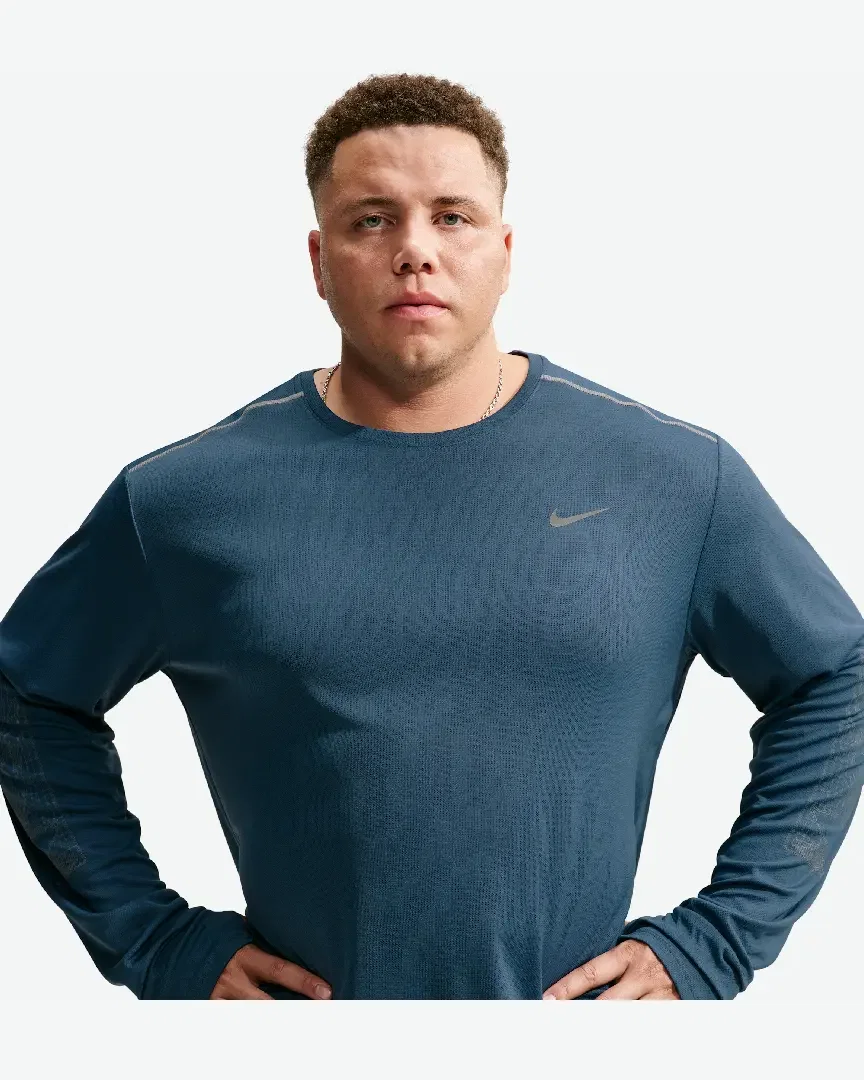 Camiseta de invierno de manga larga y protección UV Dri-Fit Nike Miler M