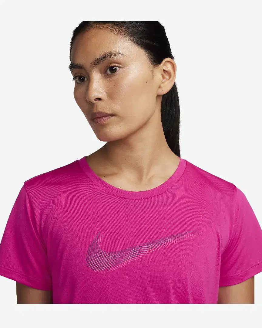 Camiseta Nike W Nk Df Swoosh Hbr Ss Top W - FB4696-615 (2) au meilleur prix !